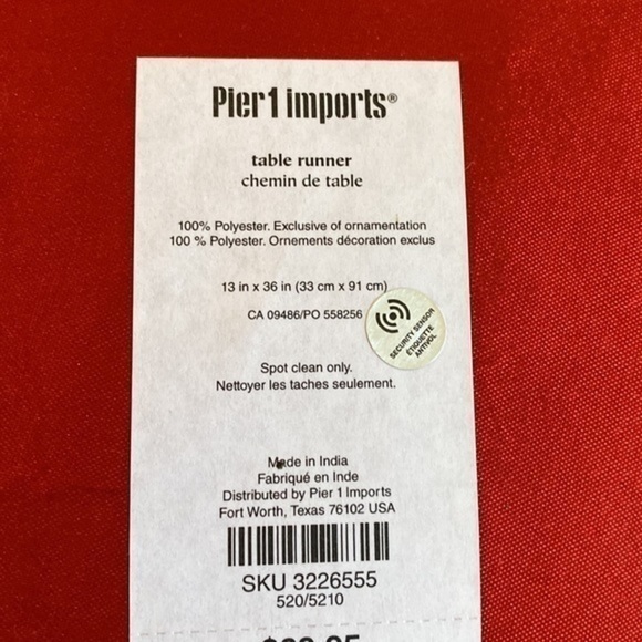 - Mosaic table runner Pier 1 very beautiful for your table indoors and outdoors - Picture 4 of 6